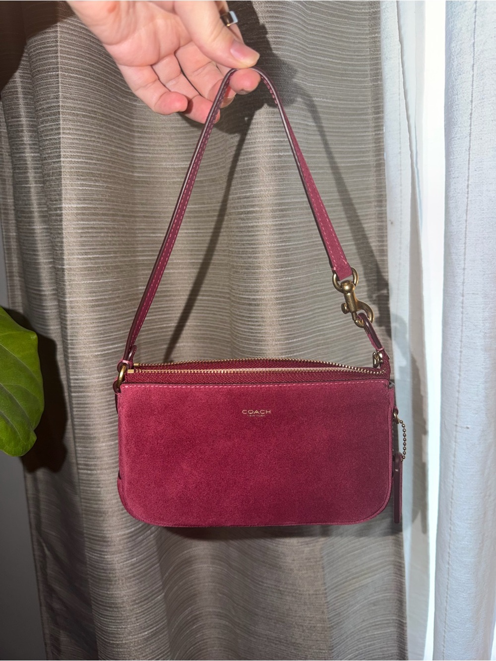 Coach Magenta Plaza bag